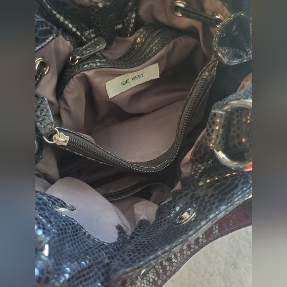 Bundle Only: Nine West Women's Black Bag Quality Man Made‎ Material - Picture 12 of 16